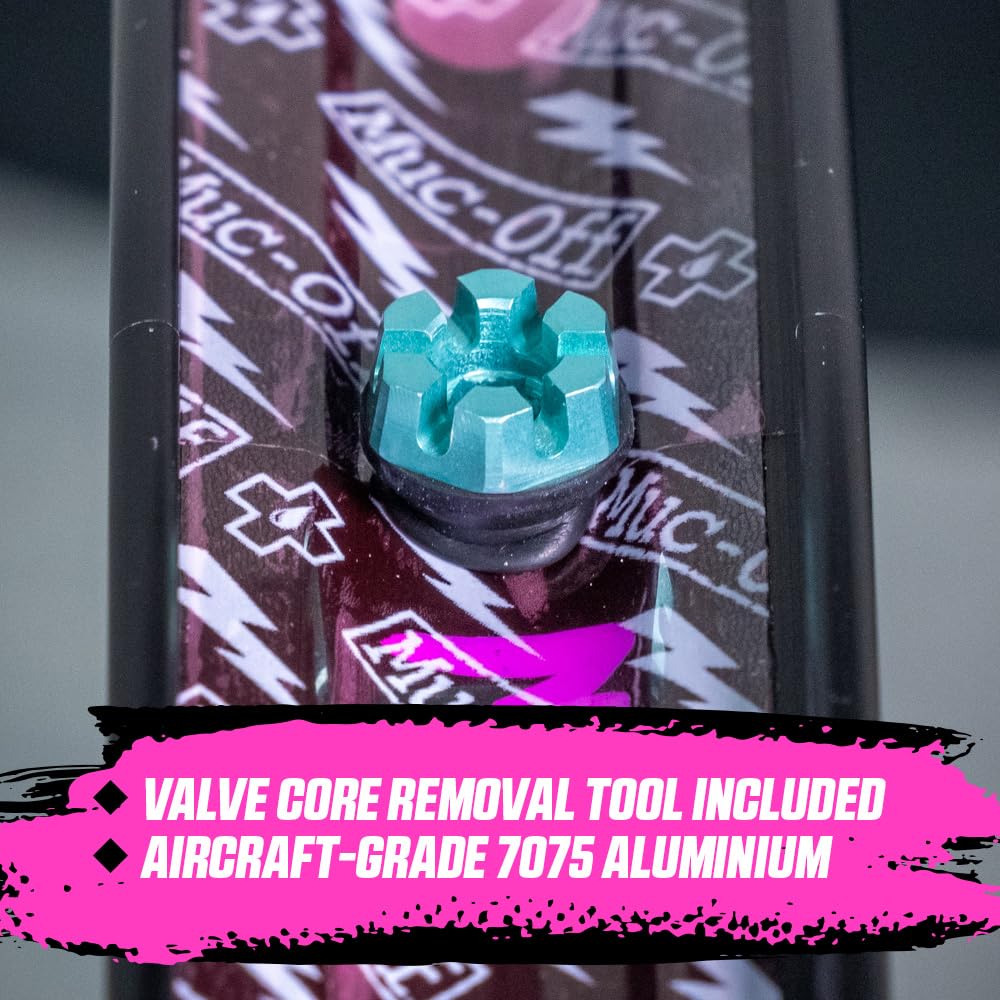 Amazon.com: Muc-Off Tubeless Valves V2, 7075 Aluminum Presta